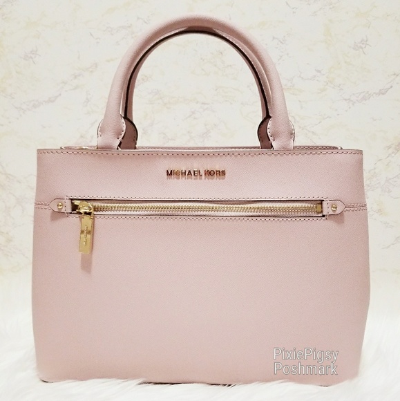 Michael Kors Hailee Blossom Satchel Crossbody Bag - Picture 2 of 8